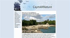Desktop Screenshot of caymannature.ky